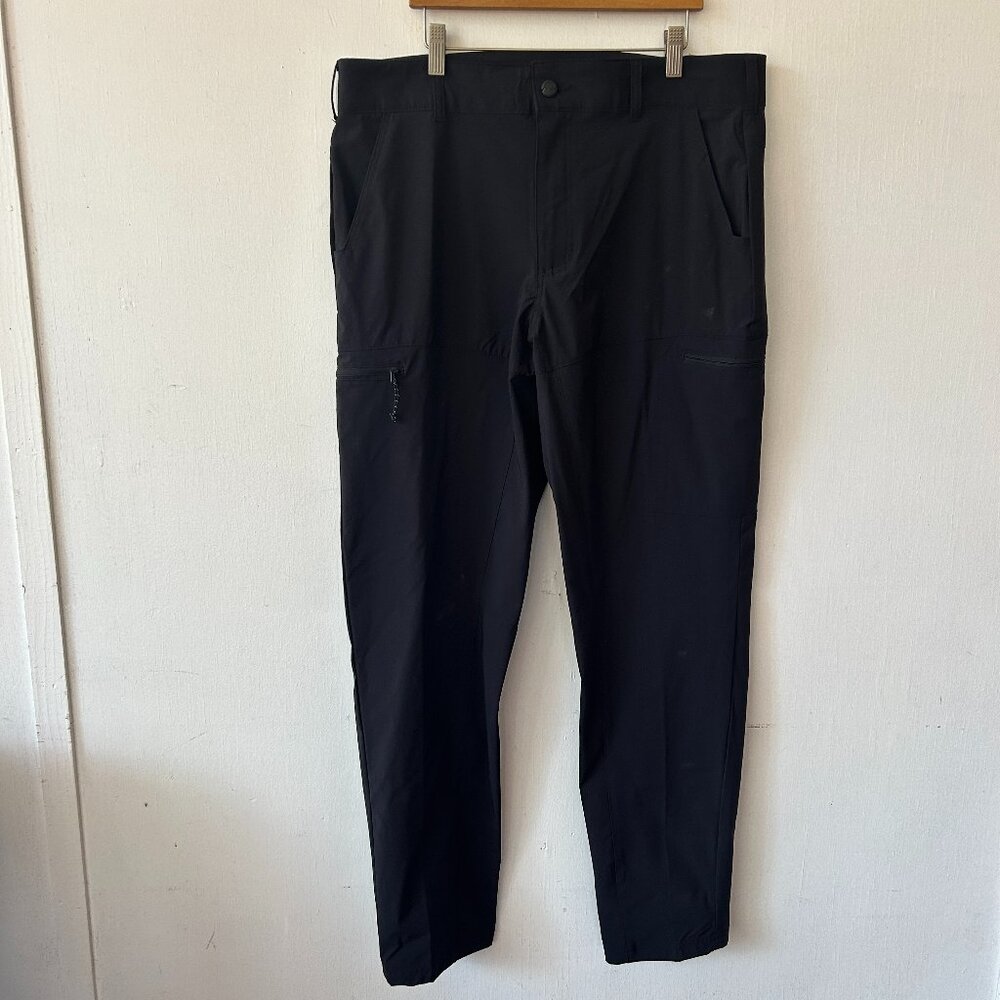 Magellan Fishing Pants Mens 34 Black Pockets Outdoor Gorpcore Granola Quick Dry